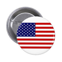 Botón redondo Estados Unidos de la libertad Pins