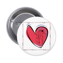 Botón retro de los amantes pins