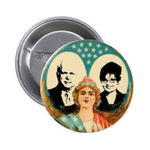 Botón retro de McCain Palin Pins