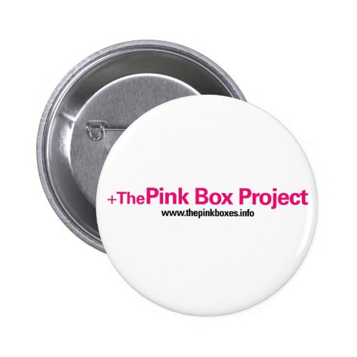 Botón rosado 2 de la caja pins
