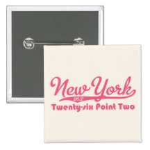 Botón rosado del maratón de Nueva York 26,2 Pins