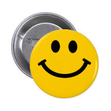 Botón sonriente de la insignia