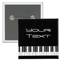 Botón trasero del Pin del teclado de piano