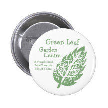 Botón verde del personalizable de la hoja pin