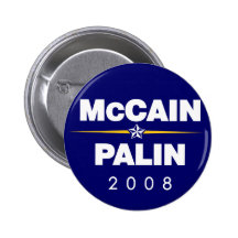 Botones de McCain Palin, botones de John McCain de