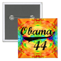Botones de Obama #44 Pin