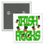 Botones del irlandés del día de St Patrick