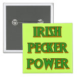 Botones del irlandés del día de St Patrick