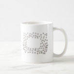 botones del teclado de ordenador taza