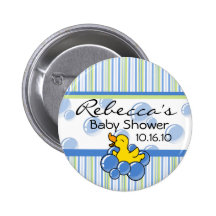 Botones Ducky de la fiesta de bienvenida al bebé d Pins