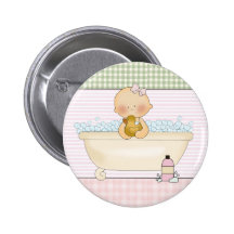 Botones redondos del bebé: Colección dulce del beb Pin