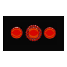 botones rojos tarjetas de negocios