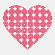 Botones texturizados disco rosado bonito de los cí calcomanías corazones