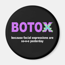 BOTOX porque las expresiones faciales están tan ay Imán Para Frigorifico