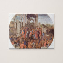 Botticelli - adoración de unos de los reyes magos  rompecabezas