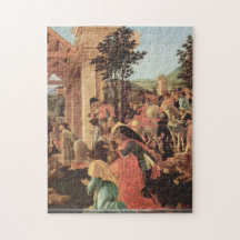 Botticelli - adoración del rompecabezas del detall