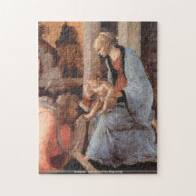 Botticelli - adoración del rompecabezas del detall
