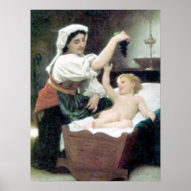 Bouguereau - La Grappe de Raisin Poster