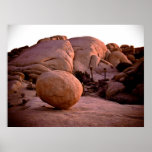 Boulder en la puesta del sol posters
