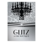 Boutique del Glitz 311 - plata del diamante del le Tarjeta De Visita