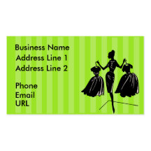 Boutique nupcial tarjetas personales
