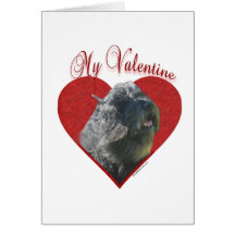 Bouvier mi tarjeta del día de San Valentín