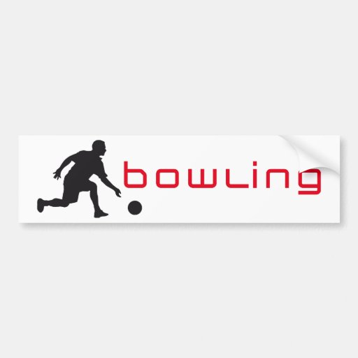 bowling auto sticker