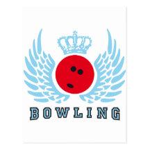 bowling postkarten