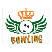 Bowling Postkarten