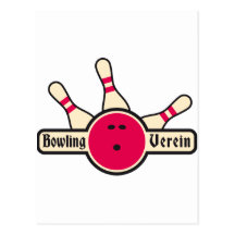 Bowling Postkarten