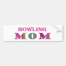 BowlingMom Etiqueta De Parachoque