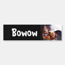 bowow etiqueta de parachoque