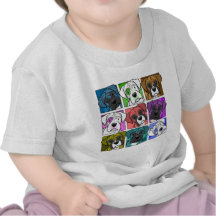 Boxeador del arte pop camiseta
