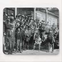 Boxeador Jack Johnson e instructores, 1900s tempra Tapetes De Ratón