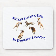 Boxeador Mousepad loco - aire Abby