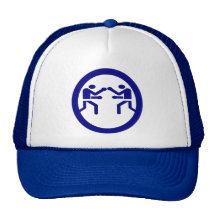 BOXEO AZUL GORRO DE CAMIONERO