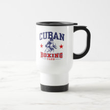 Boxeo cubano tazas de café