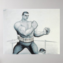 Boxeo de la CAMISETA Posters