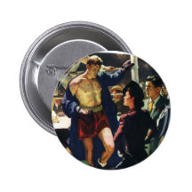 Boxeo del vintage pins