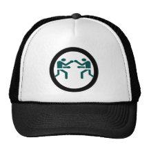 BOXEO NEGRO Y VERDE GORRAS DE CAMIONERO