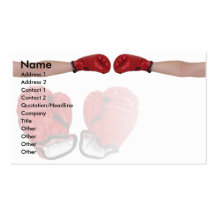 BoxerHandshake, nombre, dirección 1, dirección 2,  Tarjeta De Negocio