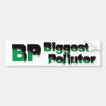 BP = el contaminador más grande Pegatina De Parachoque