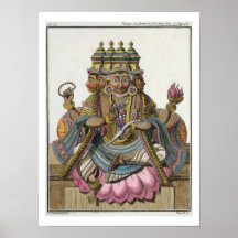 Brahma, dios hindú de la creación, del 'viaje aux. poster