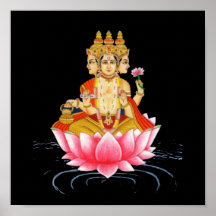 BRAHMA - PRAJAPATI - DIOSA HINDÚ POSTERS