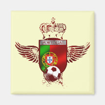 Brasão de Futebol Fás Portugueses Imanes