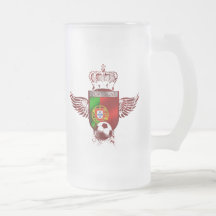 Brasão de Futebol Fás Portugueses Tazas