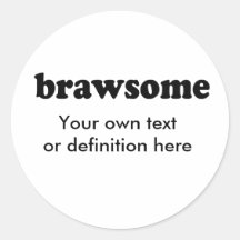 BRAWSOME PEGATINA