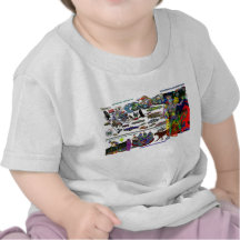 Brazo mecánico del márketing camiseta
