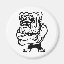 Brazos del béisbol del dogo iman