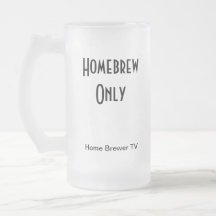 Brew casero solamente, cervecero casero TV Taza